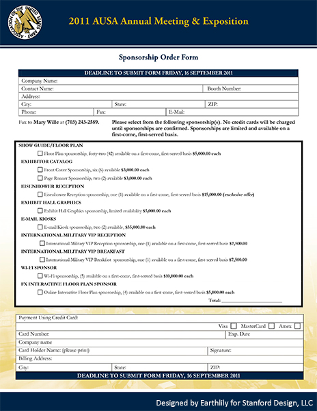 AUSA 2011 form