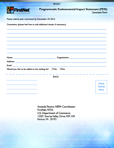 FirstNet form