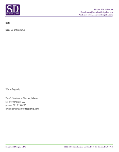 SD letter